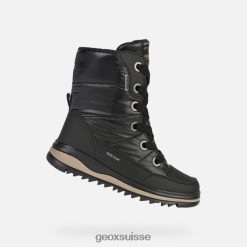 Geox Adelhide Abx Girl noir R28ZDT1065 Geox Bottes Femme