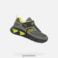 Geox Assister Boy noir / citron vert R28ZDT1405 Geox Suisse