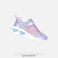 Geox Assister Girl violet léger / watersa R28ZDT995 Chaussures Geox Suisse
