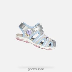 Geox Banque de sandale Flaffee argent R28ZDT2013 Geox Bottes Femme