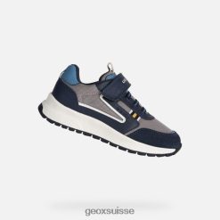 Geox Brieze marine / gris R28ZDT1979 Chaussures Geox Suisse