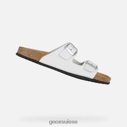 Geox Brionia femme blanc R28ZDT450 Geox Bottes Femme