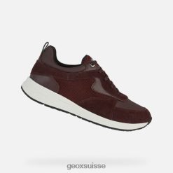 Geox Bulmya femme Bourgogne sombre / vin R28ZDT287 Chaussures Geox Suisse