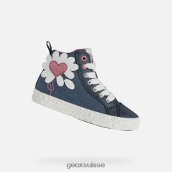 Geox Ciak Girl marine R28ZDT1203 Geox Bottes Femme
