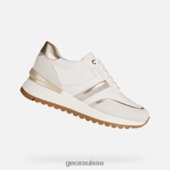 Geox Desya femme Blanc / Off Blanc R28ZDT231 Geox Bottes Femme