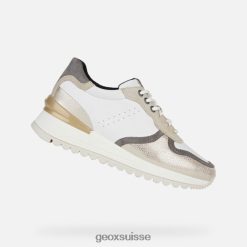 Geox Desya femme blanc / lt taupe R28ZDT332 Chaussures Geox Suisse