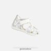 Geox Elthan Baby Girl blanc / argent R28ZDT1516 Geox Suisse