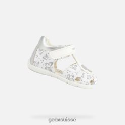 Geox Elthan Baby Girl blanc / argent R28ZDT1516 Geox Suisse