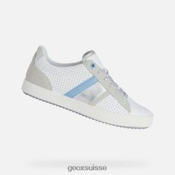 Geox Femme Blomie Blanc / Off Blanc R28ZDT473 Chaussures Geox Suisse
