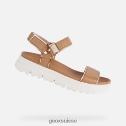 Geox Femme Xand 2.1s chameau / or léger R28ZDT141 Geox Bottes Femme