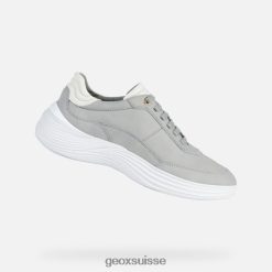 Geox Fluctise Femme Gris clair / blanc R28ZDT90 Geox Bottes Femme