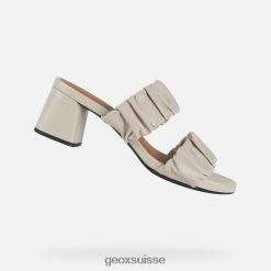 Geox Genziana Mid Woman crème R28ZDT546 Geox Bottes Femme