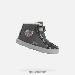 Geox Gisli Toddler gris foncé / taille légère R28ZDT1571 Chaussures Geox Suisse