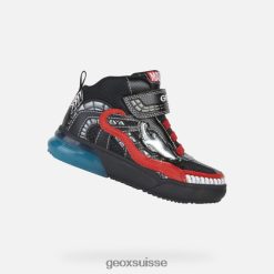 Geox Grayjay Junior noir / rouge R28ZDT1016 Chaussures Geox Suisse