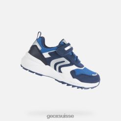 Geox Heevok Boy Marine / Royal R28ZDT1361 Chaussures Geox Suisse