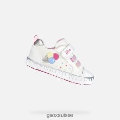 Geox Kilwi Toddler blanc R28ZDT1530 Geox Bottes Femme