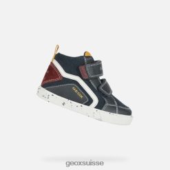 Geox Kilwi Toddler marine noire / bordeaux R28ZDT1576 Geox Suisse