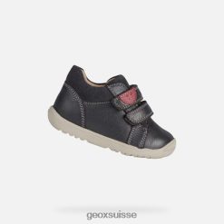 Geox Macchia bébé fille gris foncé R28ZDT1546 Geox Suisse