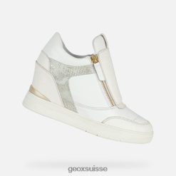 Geox Maurica femme Blanc / Off Blanc R28ZDT1685 Chaussures Geox Suisse