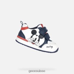 Geox Rishon bébé blanc / marine R28ZDT1507 Geox Suisse