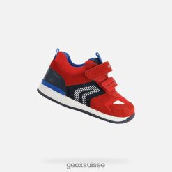 Geox Rishon bébé garçon Rouge / marine R28ZDT1604 Chaussures Geox Suisse