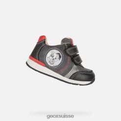 Geox Rishon bébé noir / gris foncé R28ZDT1442 Chaussures Geox Suisse