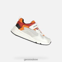 Geox Rolleer Boy blanc / rouge R28ZDT1976 Chaussures Geox Suisse