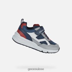 Geox Rolleer Boy gris / marine R28ZDT1322 Chaussures Geox Suisse