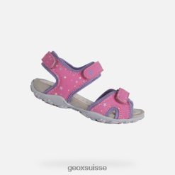 Geox Roxanne Girl Fuchsia / lilas R28ZDT1040 Chaussures Geox Suisse