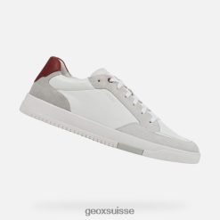 Geox SEGNALE HOMME Rouge blanc / dk R28ZDT863 Chaussures Geox Suisse