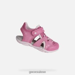 Geox Sandale Agasim Toddler fuchsia / rose R28ZDT1513 Geox Suisse