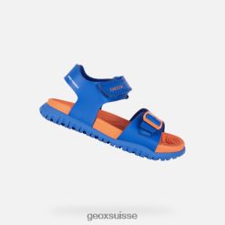 Geox Sandale Fusbetto Junior Royal / Orange R28ZDT1053 Geox Bottes Femme