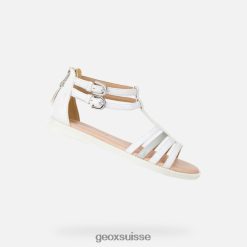 Geox Sandale Karly Girl blanc R28ZDT1872 Geox Bottes Femme