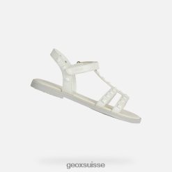 Geox Sandale Karly Girl blanc R28ZDT1901 Chaussures Geox Suisse