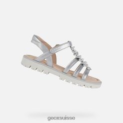 Geox Sandale Starblush Girl argent R28ZDT1937 Chaussures Geox Suisse