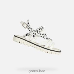 Geox Sandale Starblush Girl blanc R28ZDT1139 Chaussures Geox Suisse