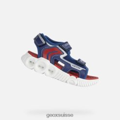 Geox Sandale Wroom Boy marine / rouge R28ZDT1337 Chaussures Geox Suisse