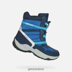 Geox Seniero Abx Boy Marine / Royal R28ZDT1356 Geox Bottes Femme