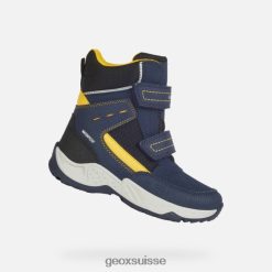 Geox Seniero Boy marine / jaune R28ZDT1415 Chaussures Geox Suisse