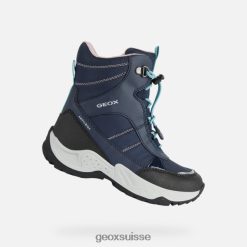 Geox Sentiero Abx Girl marine / aqua R28ZDT6 Geox Bottes Femme