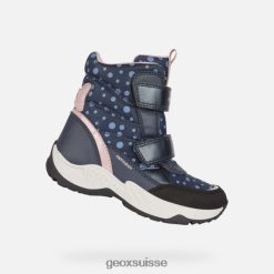 Geox Sentiero Abx Girl marine / rose R28ZDT1110 Geox Bottes Femme