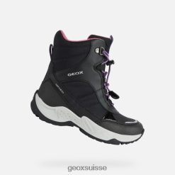 Geox Sentiero Abx Girl noir / fuchsia R28ZDT7 Geox Suisse