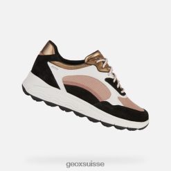 Geox Sphérique 4x4 ABX femme Rose noire / foncée R28ZDT195 Geox Bottes Femme