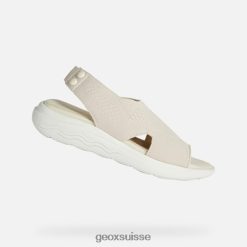 Geox Sphérique EC5 femme blanc cassé R28ZDT15 Geox Bottes Femme