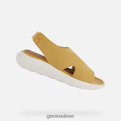 Geox Sphérique EC5 femme jaune foncé R28ZDT11 Chaussures Geox Suisse