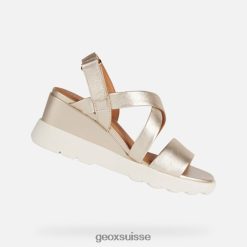 Geox Sphérique EC6 femme or léger R28ZDT87 Geox Bottes Femme