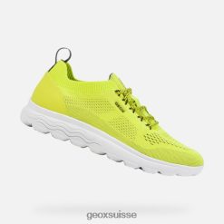 Geox Spherica Man Green fluo / noir R28ZDT1802 Chaussures Geox Suisse