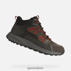 Geox Terrestre Abx Man café sombre R28ZDT837 Geox Bottes Femme
