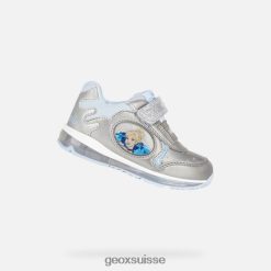 Geox Toddler à Todo argent sombre R28ZDT1583 Chaussures Geox Suisse