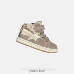 Geox Toddler Trottola gris fumé R28ZDT1650 Geox Bottes Femme